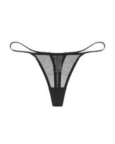 Sexy Low Rise T-back Mesh Panties